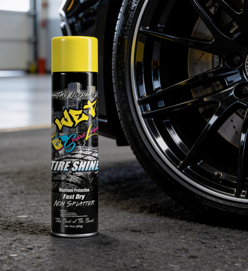 Street Legal Ultimate Wet Tire Shine – Non-Splatter Formula (14oz)